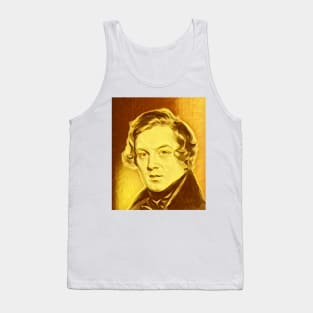 Robert Schumann Golden Portrait | Robert Schumann Artwork 8 Tank Top